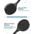 Juego de 4 Cepillos Exfoliantes de Silicona para el Cuerpo