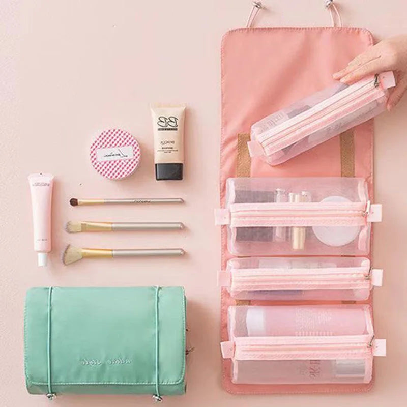 Bolsa de cosméticos 4 en 1 para mujer