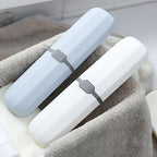 Caja de almacenamiento portátil para cubierta de cepillo de dientes, accesorios de baño, para uso diario al aire libre, viajes, senderismo, Camping, 1/4 unidades