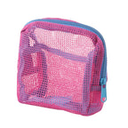 Bolsa de Maquillaje de Malla | Colores Vibrantes | Gran Capacidad | Estuche de Tocador