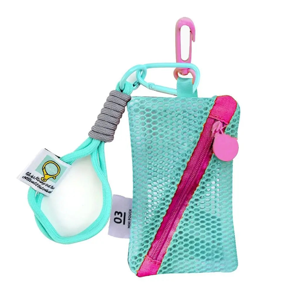 Bolsa de Maquillaje de Malla | Colores Vibrantes | Gran Capacidad | Estuche de Tocador