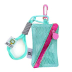 Bolsa de Maquillaje de Malla | Colores Vibrantes | Gran Capacidad | Estuche de Tocador
