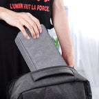 Bolsa de almacenamiento de accesorios digitales a prueba de agua, bolsa organizadora de viaje portátil.