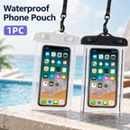 Funda Impermeable Transparente para Teléfono Móvil, con Correa para el Cuello, Táctil, para Playa, Natación y Actividades al Aire Libre