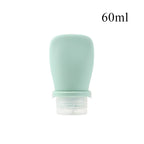 Botella de viaje de silicona portátil, almacenamiento de cosméticos