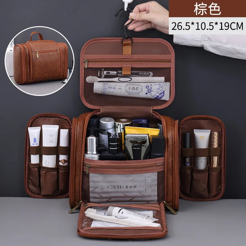 Neceser de Viaje Impermeable de Piel
