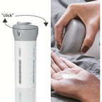 Dispensador de Viaje 4 en 1 | Botella Recargable para Shampoo, Gel, Loción y Acondicionador