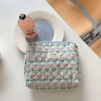 Bolsas de cosméticos de gran capacidad para mujer.