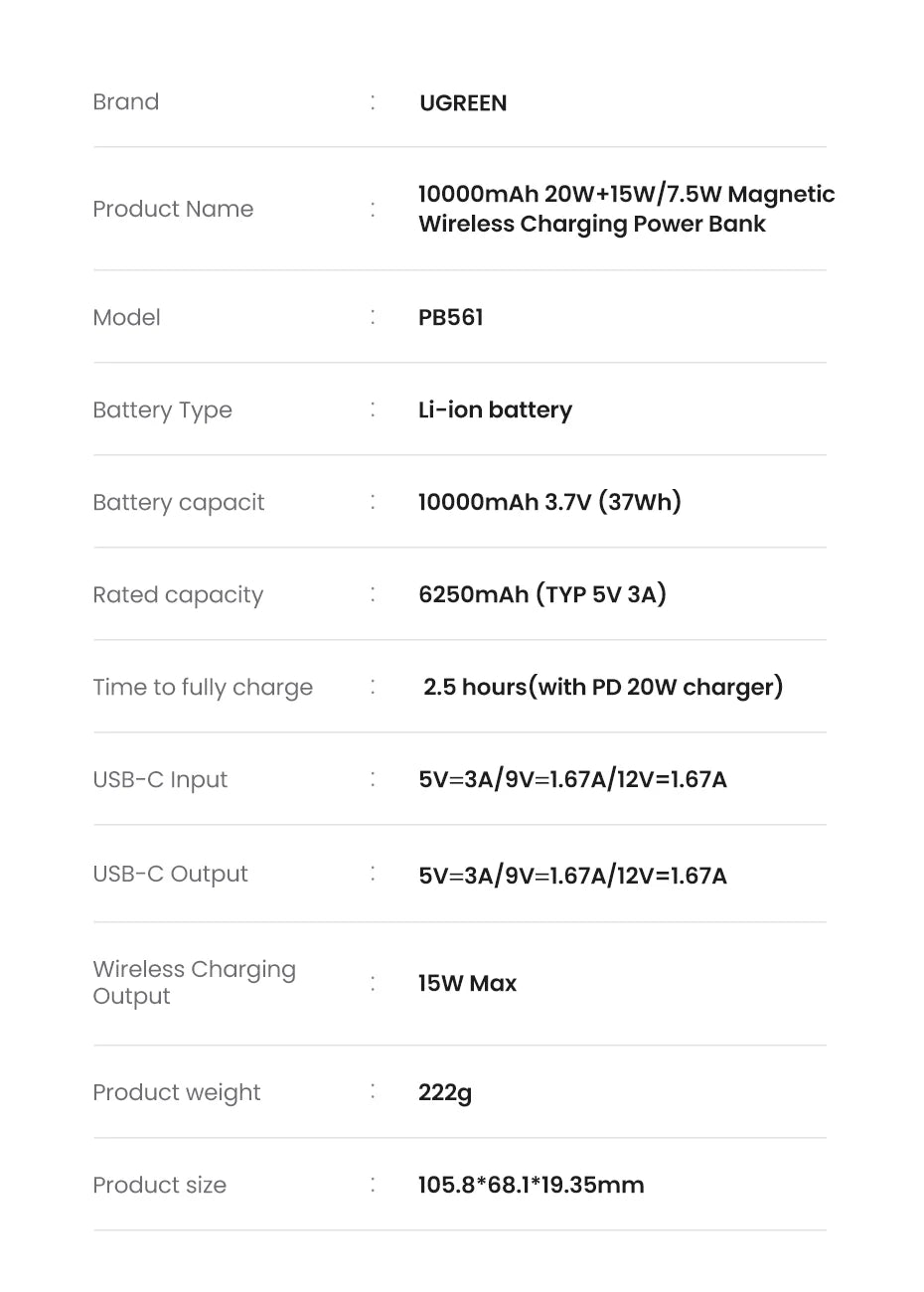 Batería portátil para Celular