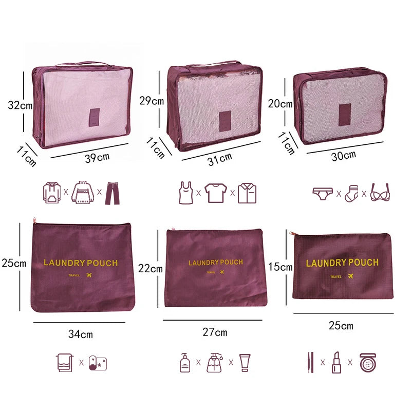 Bolsa de almacenamiento de viaje, Maleta de gran capacidad, almacenamiento de equipaje.