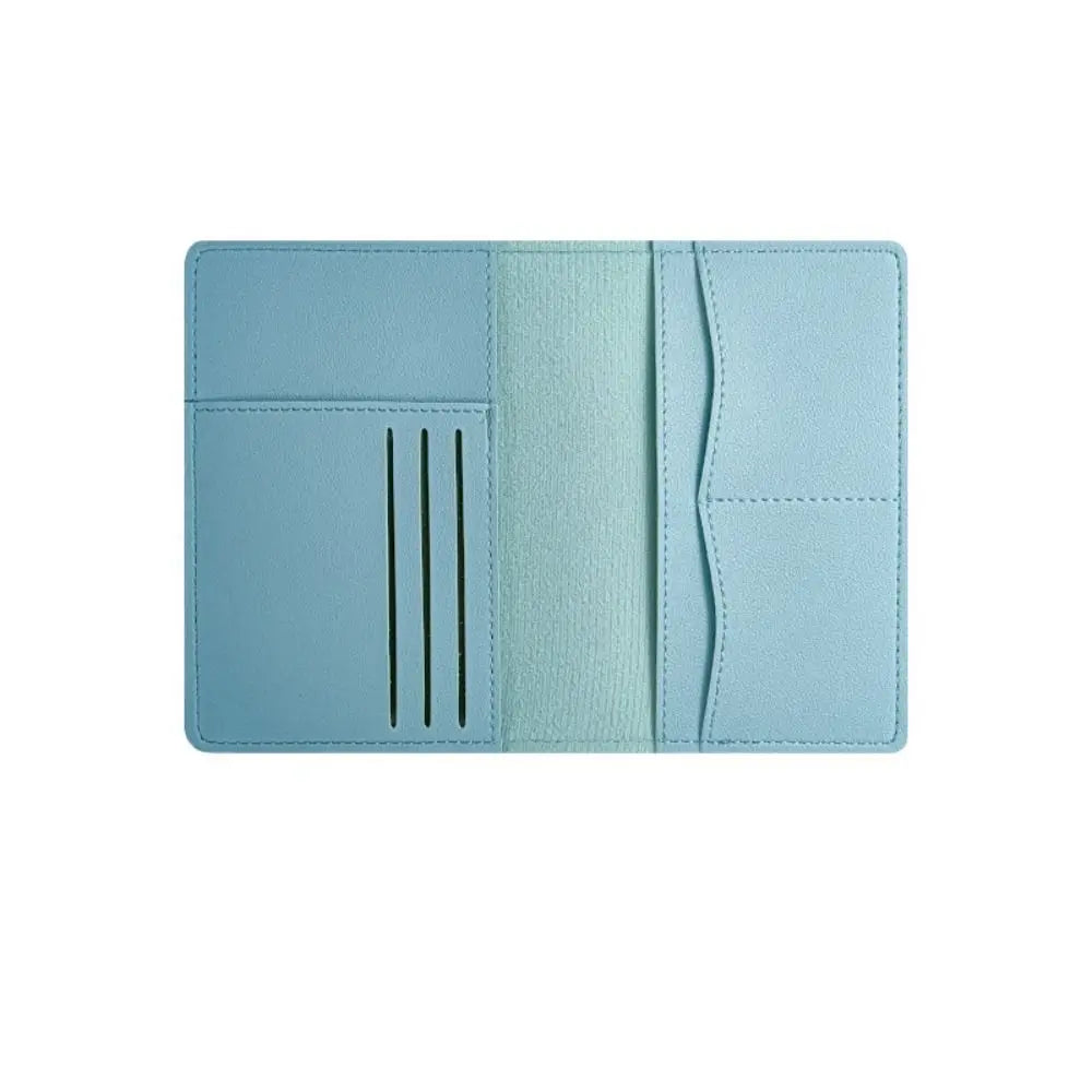 Funda para Pasaporte de Viaje en PU | Porta Pasaporte con Ranuras para Tarjetas y Billetes