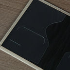 Funda de pasaporte de cuero PU para hombres y mujeres.