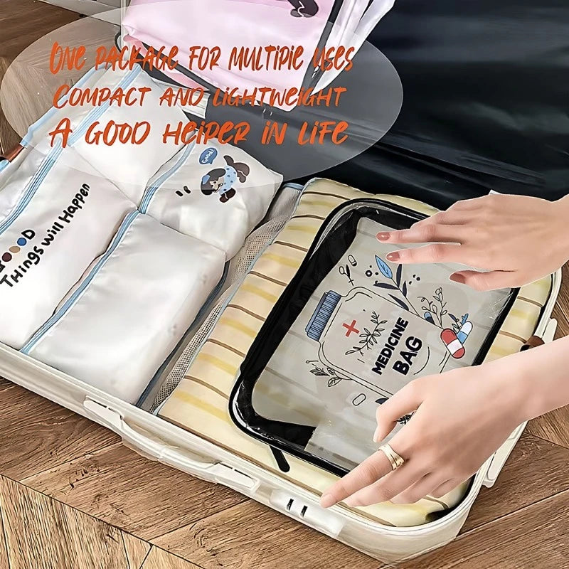 Organizador de Viaje Transparente Impermeable