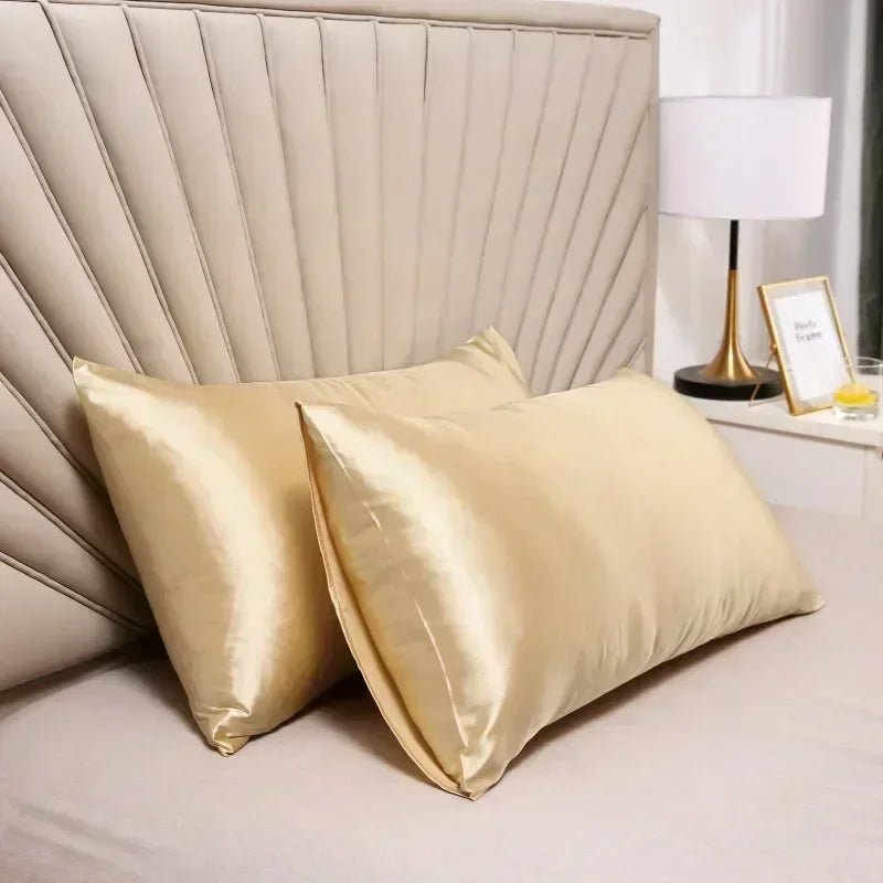 Funda de almohada de seda de morera 100% Natural, funda de almohada de seda Real para proteger la piel del pelo, funda de almohada personalizada de cualquier tamaño