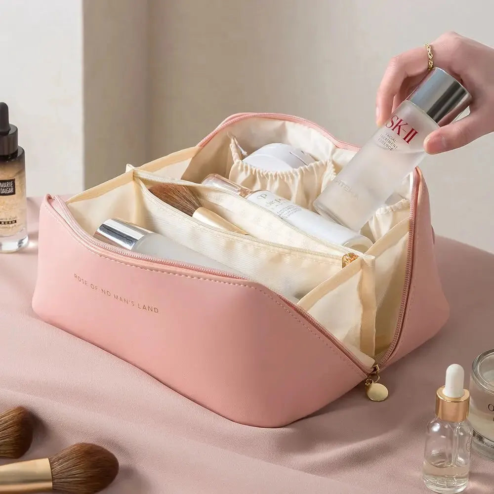 Cosmetiquera con cierre