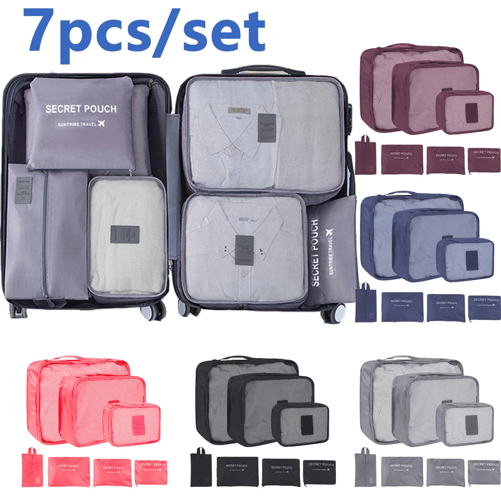 Bolsa de almacenamiento de viaje, Maleta de gran capacidad, almacenamiento de equipaje.