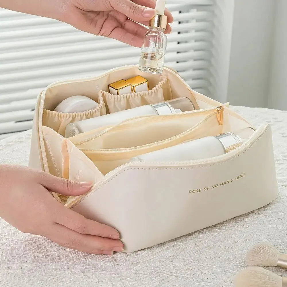 Cosmetiquera con cierre