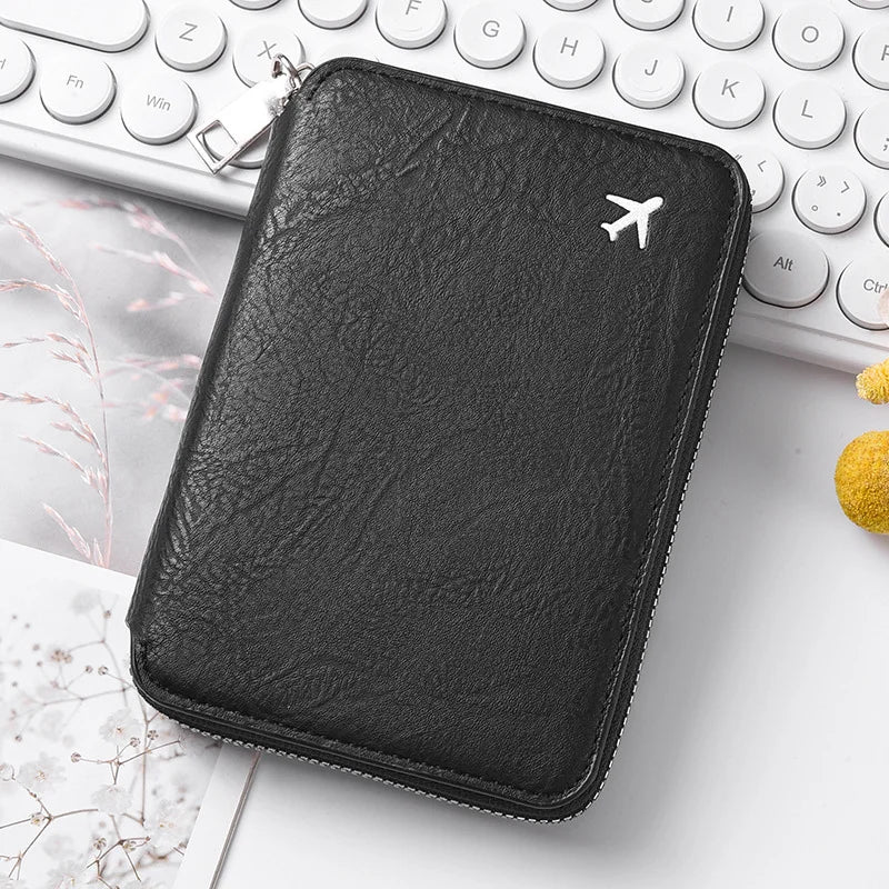 Porta Pasaporte con Cremallera