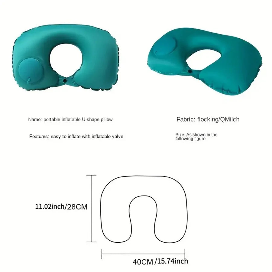 Almohada Inflable de Viaje para Cuello