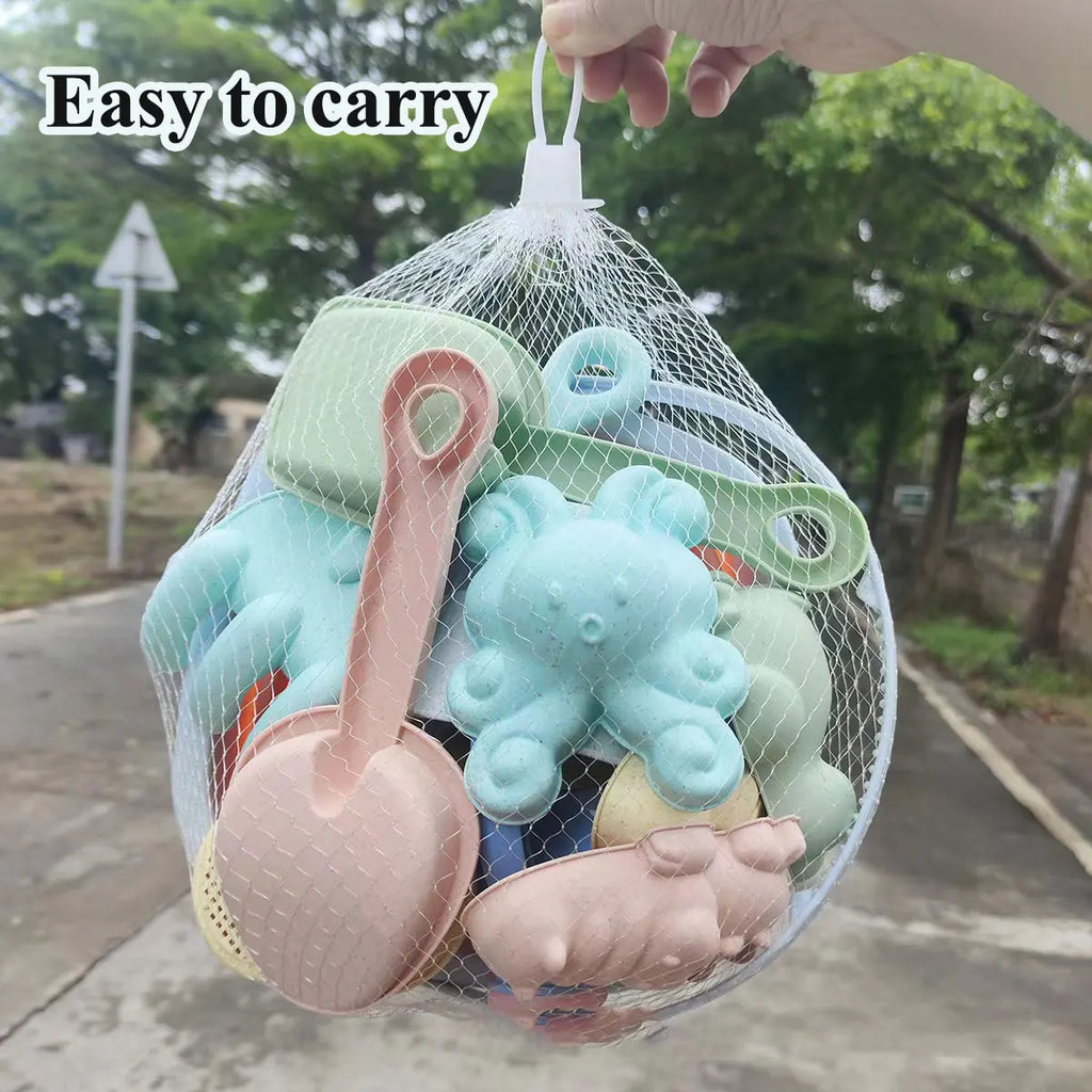 Set de Juguetes para Playa con Cubeta Plegable |