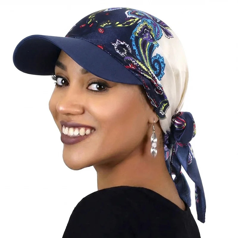 Gorro de Satén con Visera