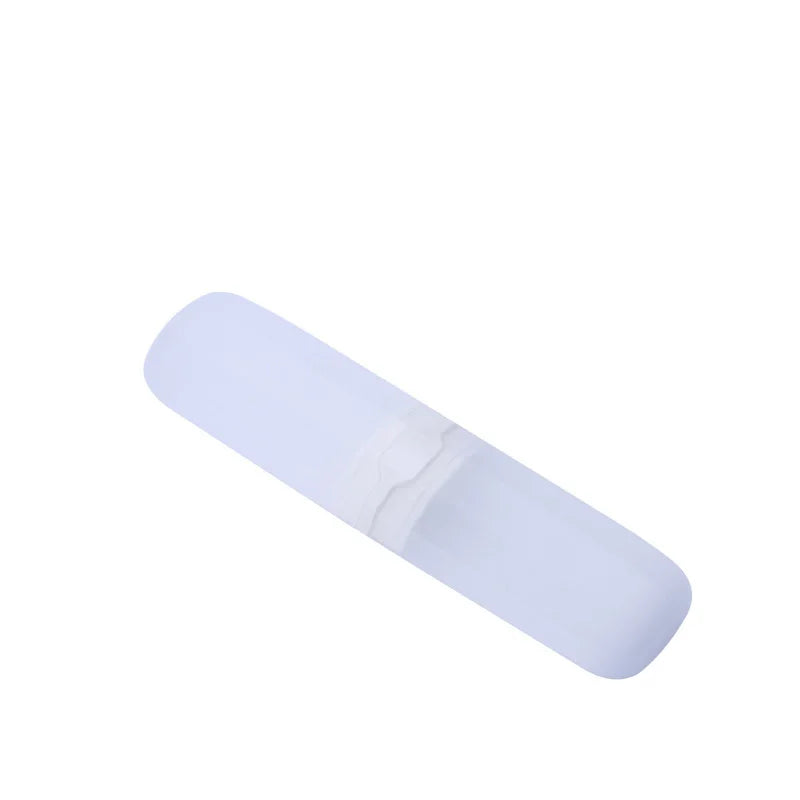 Caja de almacenamiento portátil para cubierta de cepillo de dientes, accesorios de baño, para uso diario al aire libre, viajes, senderismo, Camping, 1/4 unidades