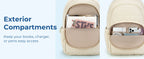 BAGSMART-mochilas informales para ordenador portátil para mujer