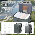 Mochila de Viaje 40x30x20 cm | Equipaje de Mano Bajo Asiento | Nailon | Laptop y Exteriores