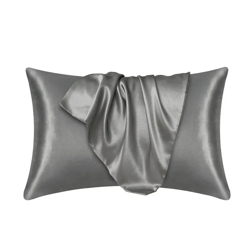 Funda de almohada de seda de morera 100% Natural, funda de almohada de seda Real para proteger la piel del pelo, funda de almohada personalizada de cualquier tamaño