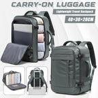 Mochila de Viaje 40x30x20 cm | Equipaje de Mano Bajo Asiento | Nailon | Laptop y Exteriores