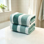 Paquete de 2 toallas con gran absorción de agua, secado rápido
