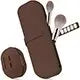 Soporte para brochas de maquillaje de viaje, bolsa para brochas cosméticas de silicona, estuche para esponja de maquillaje, herramientas de maquillaje portátiles impermeables para mujeres y niñas