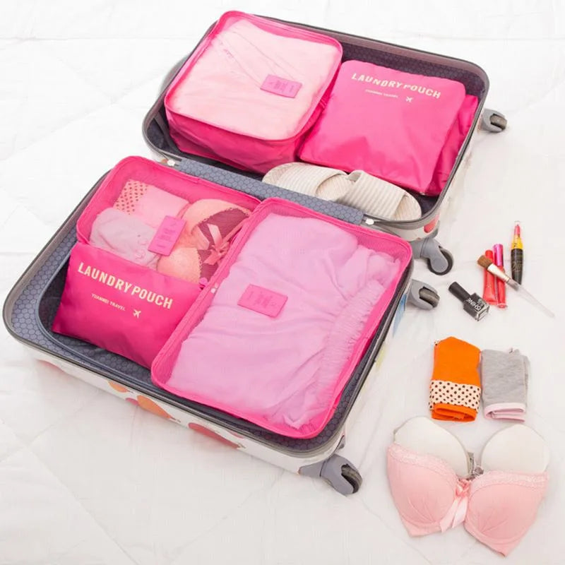 Organizadores de Viaje para Maleta (6 Pzs)
