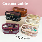 Bolsa de maquillaje y baño de PVC de cuero PU multicolor personalizada con gran capacidad impermeable
