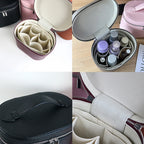 Caja de cosméticos de cuero