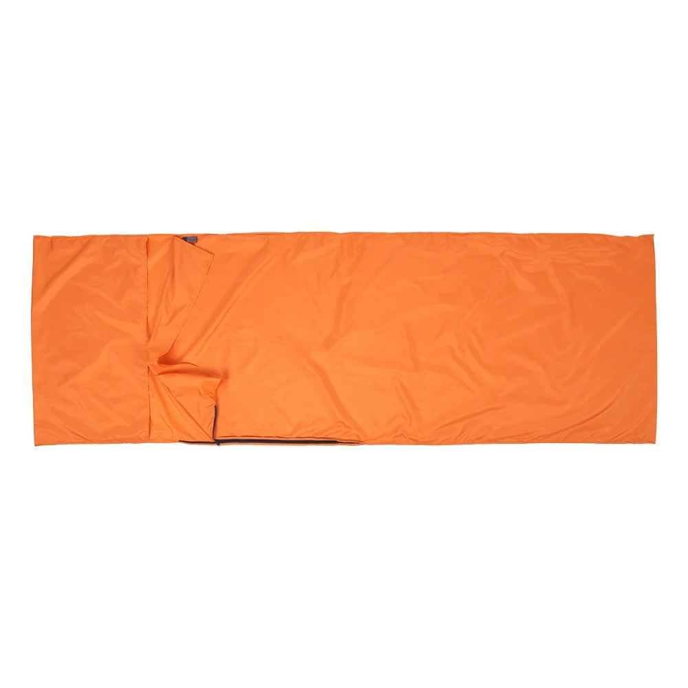 Viajes al aire libre Camping senderismo poliéster Pongee saco de dormir saludable forro con funda de almohada viaje de negocios ligero Hotel