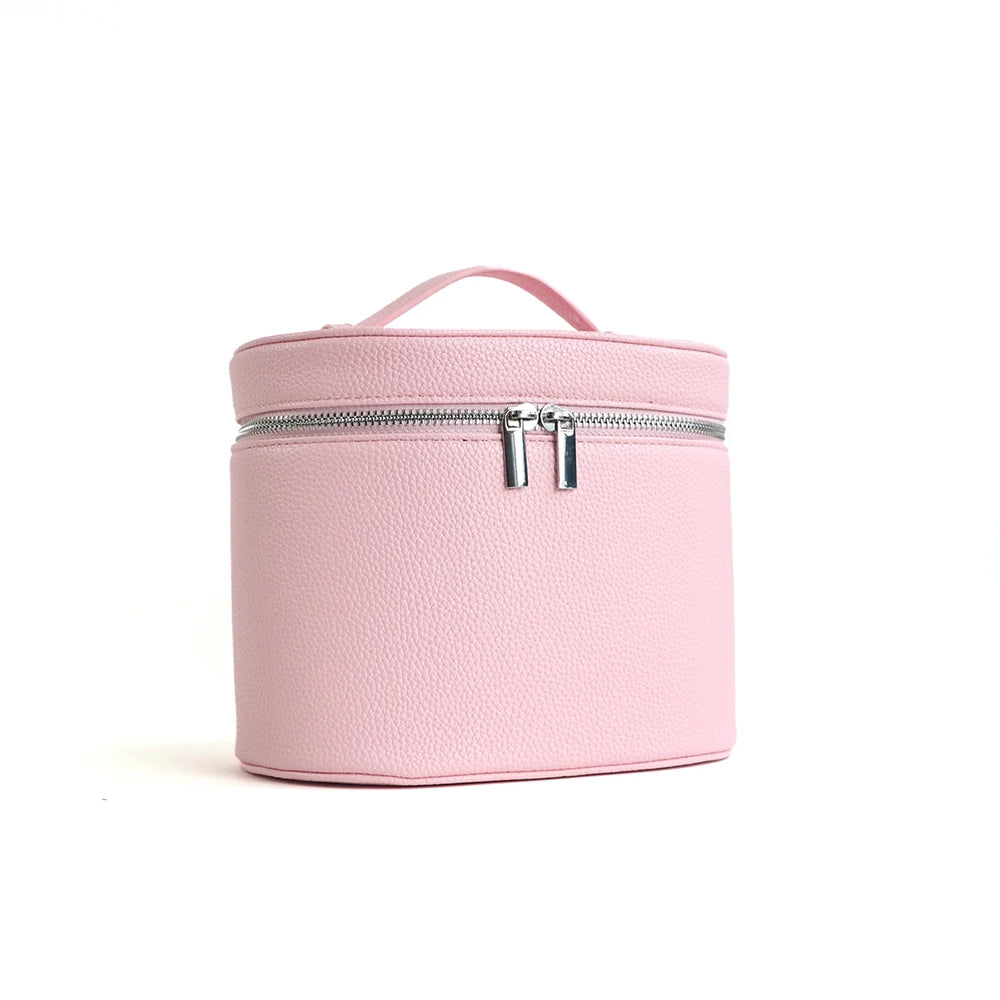 Caja de cosméticos de cuero