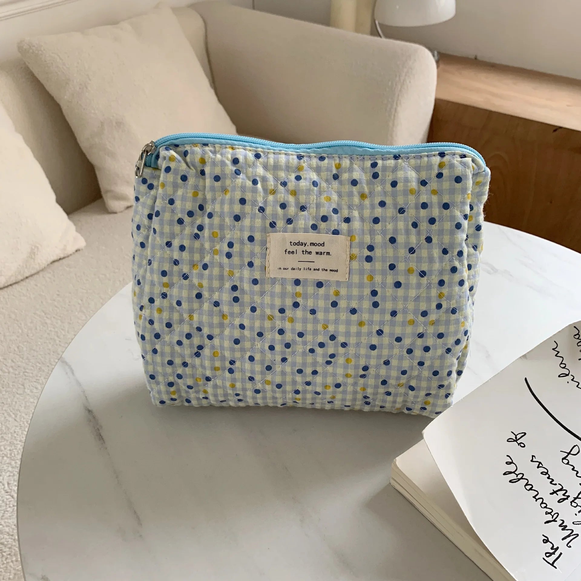 Bolsas de cosméticos de gran capacidad para mujer.