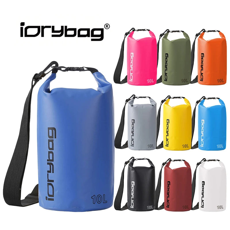 Bolsa Seca Impermeable Idrybag | Kayak, Rafting y Natación | 2L a 20L | 10 Colores