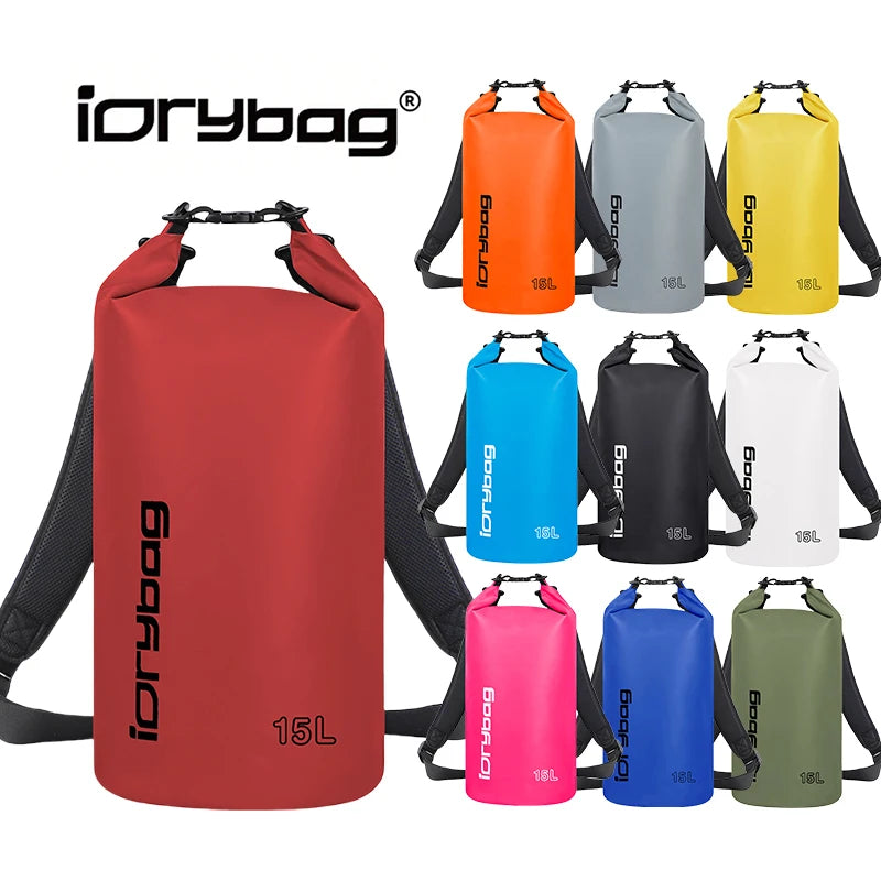 Bolsa Seca Impermeable Idrybag | Kayak, Rafting y Natación | 2L a 20L | 10 Colores