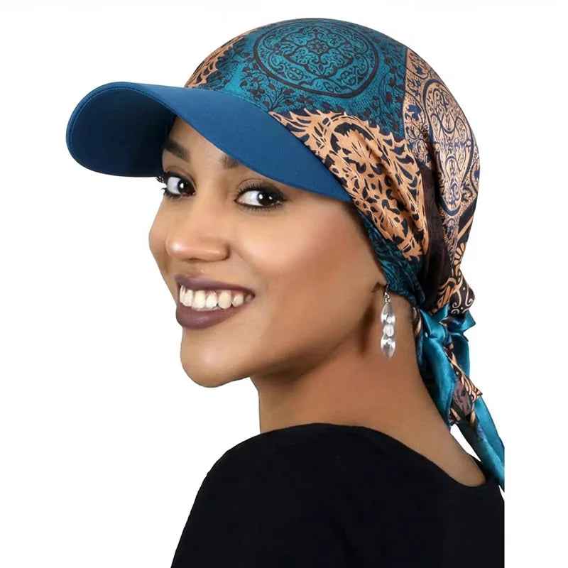 Gorro de Satén con Visera