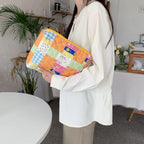 Bolsas de cosméticos de gran capacidad para mujer.
