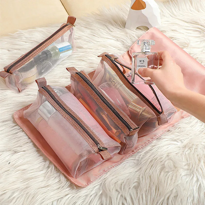 Bolsa de cosméticos 4 en 1 para mujer
