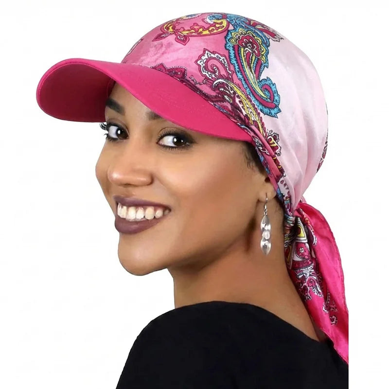 Gorro de Satén con Visera
