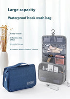 Neceser plegable, organizador, almacenamiento colgante, estuche de maquillaje para baño, bolsa de cosméticos, viaje para viajes de negocios