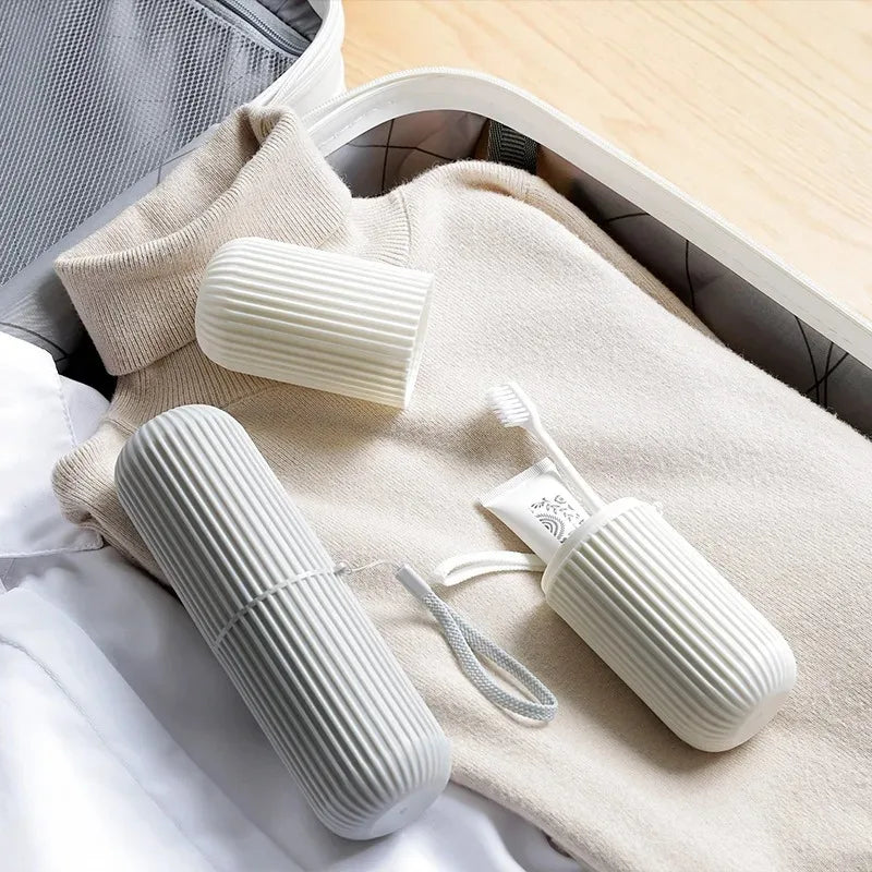 Estuche Portátil para Pasta de Dientes y Artículos de Tocador | Viaje y Camping
