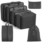 Conjunto de viaje, bolsas de almacenamiento, cubos de embalaje, dormitorios para estudiantes, bolsas de clasificación de ropa, artículos de tocador digitales, bolsa organizadora de zapatos