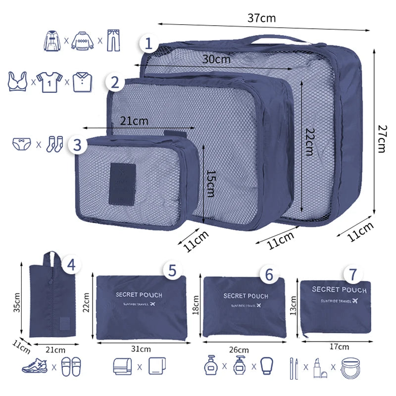 Organizadores de Maleta para Viaje