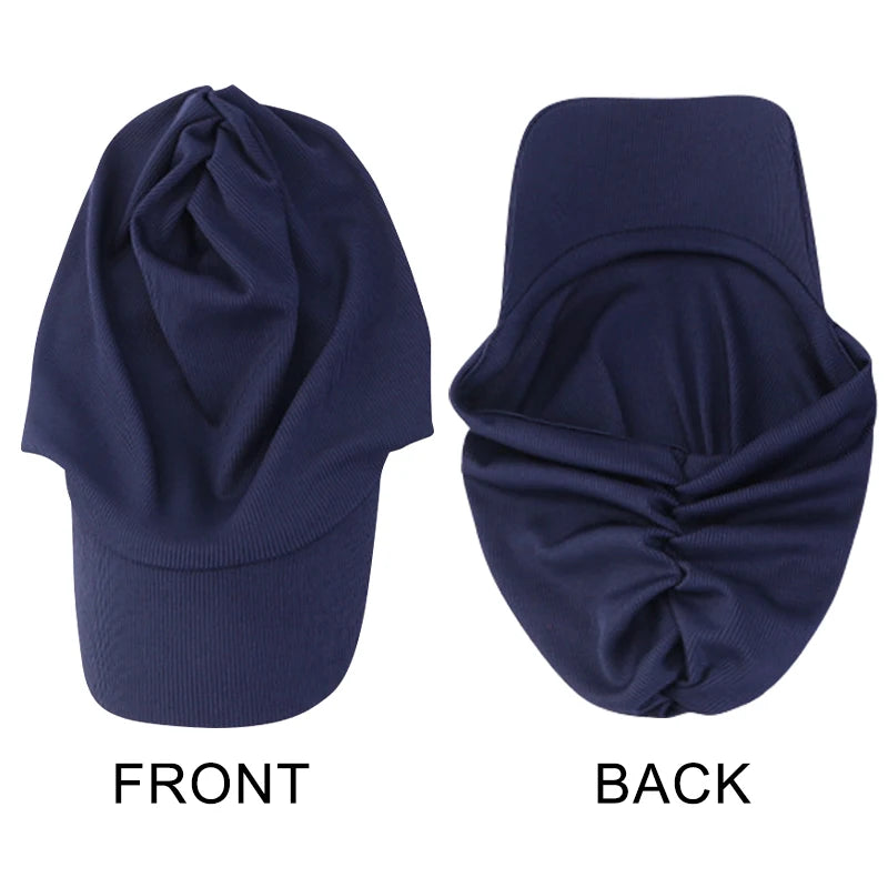 Gorro turbante con Visera