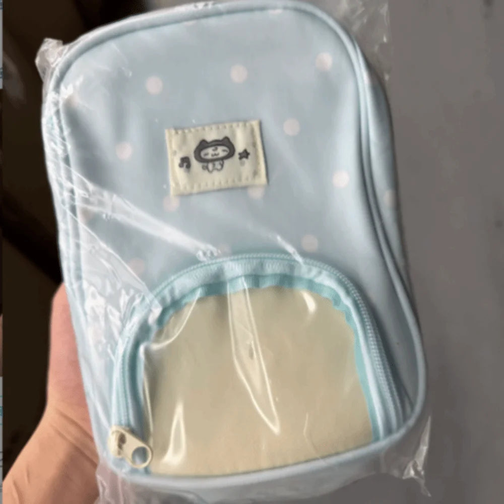 Porta Pasaportes Estilo Coreano con Diseño de Fresa